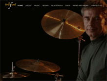 Tablet Screenshot of billbruford.com